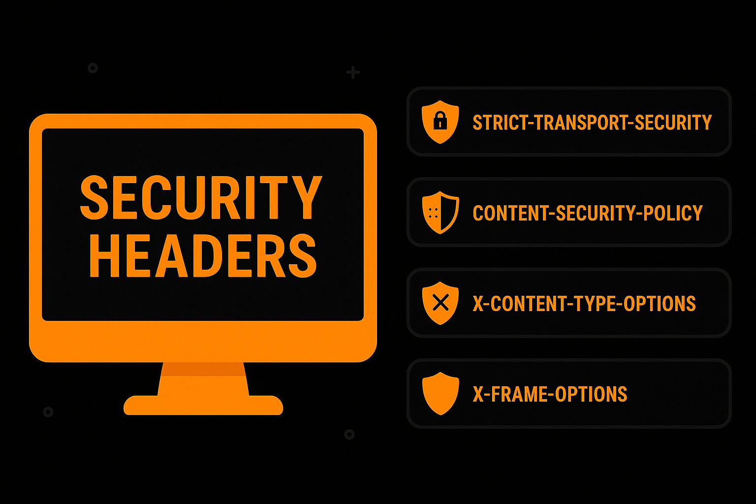 Illustration of a shield protecting a website, representing how Fix Security Headers improves security headers